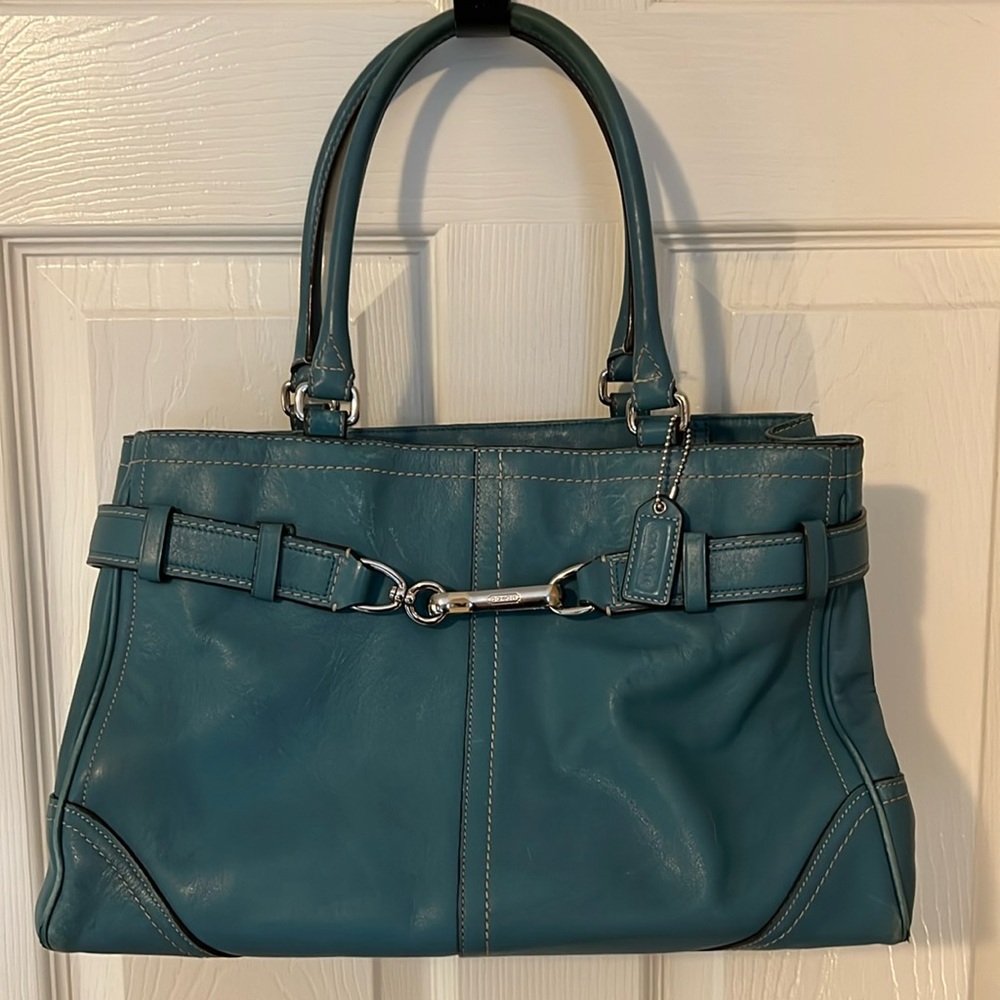 Vintage Coach leather satchel